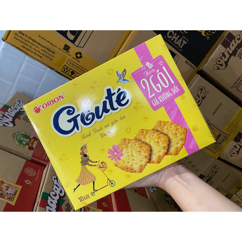 HÀNG CHÍNH HÃNG - Bánh Goute mè giòn tan 288g