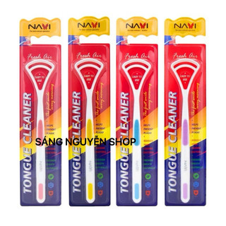 Dụng cụ nạo/cạo lưỡi bằng nhựa Navi [ Hàng Loại 1 ] Nhiều màu ngẫu nhiên