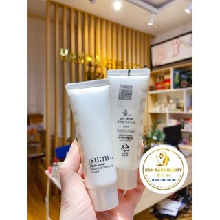 Sữa rửa mặt sạch da dịu nhẹ Su:m37 Skin Saver Essential Cleansing Foam 40ml.