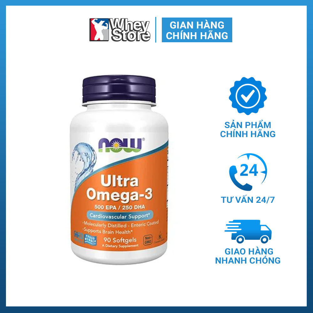 Dầu Cá Now Ultra Omega 3 90 Viên Chính Hãng