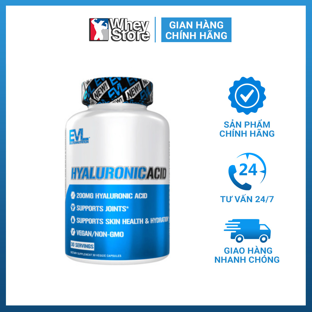 Viên Uống EVL Hyaluronic Acid 30 Viên Chính Hãng
