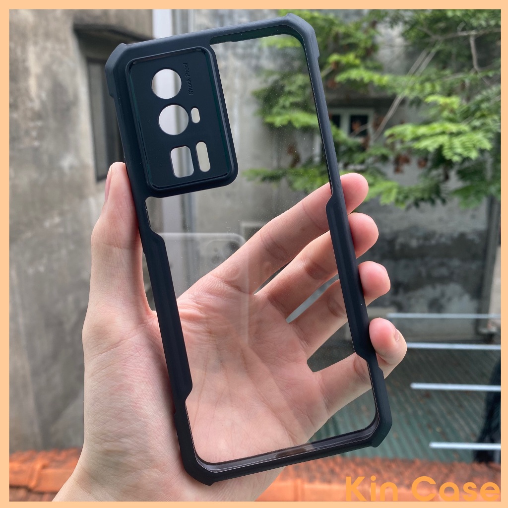 Ốp lưng XUNDD Redmi K60 / K60 Pro / K60 Ultra / Poco F5 Pro, Mặt lưng trong suốt, viền TPU chống sốc 4 góc sang trọng