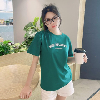 [Chất cotton thái] Áo thun form rộng LOZA cá tính, phong cách riêng xanh lá xây và đen