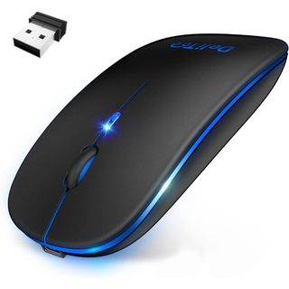 [Hàng Nhật, Sạc điện Chuột không dây Delitookết nối ở khoáng cách 10m cao cấp nội địa Nhật