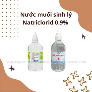 Nước muối sinh lý Natriclorid 0.9% chai 500ml