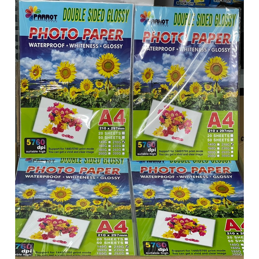 Giấy in ảnh A4 2 mặt bóng - 50 tờ