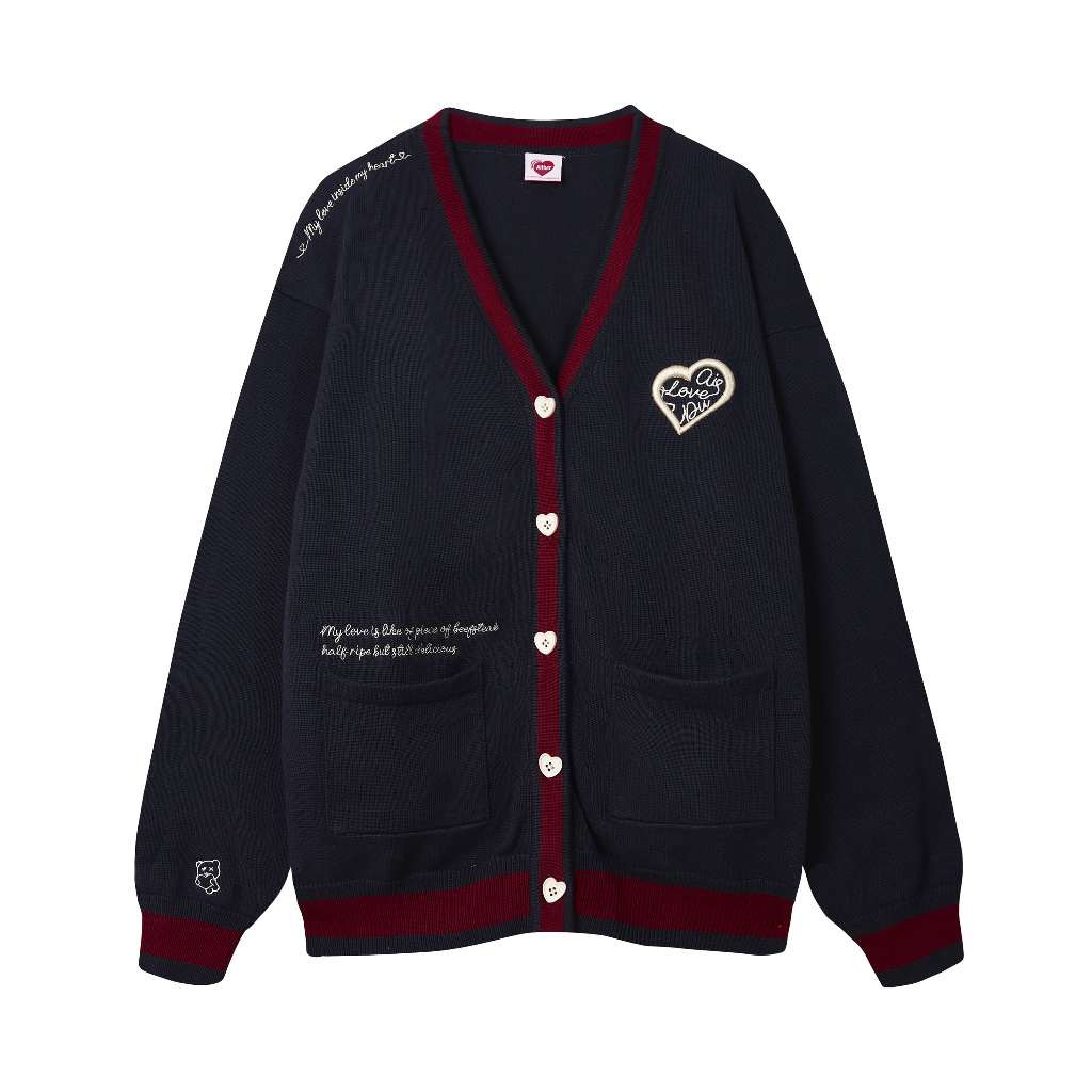 AITHER STUDIO Áo khoác Cardigan AI LOVE DU