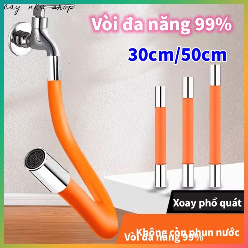 Ống nối dài vòi nước rửa bát,ống silicon, tất cả các kết nối đồng  vòi nước sinh hoạt có thể quay linh hoạt 720° theo mọ