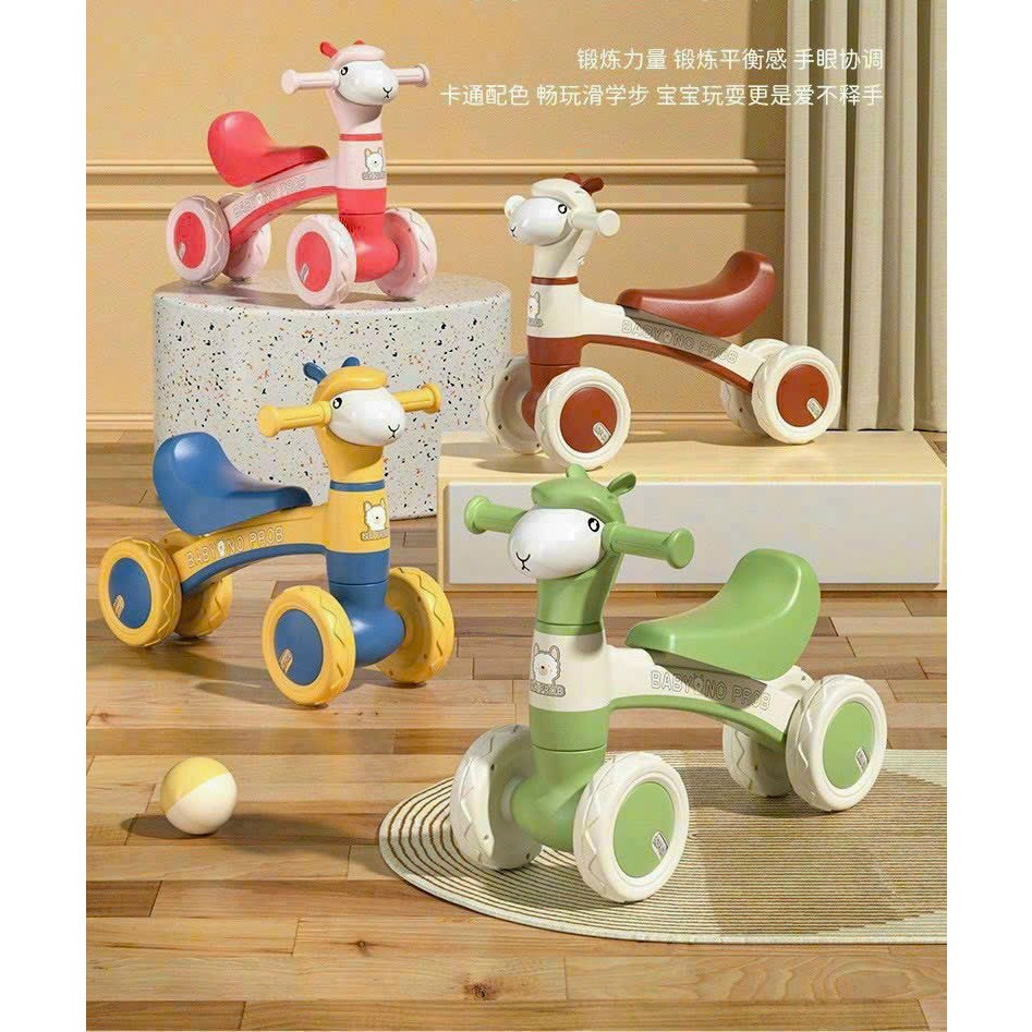 Xe Hươu Dành Bé Từ 1 Đến 6 Tuổi. Xe Có Đèn Và Nhạc. Xe Chắc Chắn S44