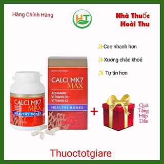 CALCI MK7 MAX - Canxi tảo đỏ tự nhiên cho bà bầu,tăng chiều cao, chống loãng xương