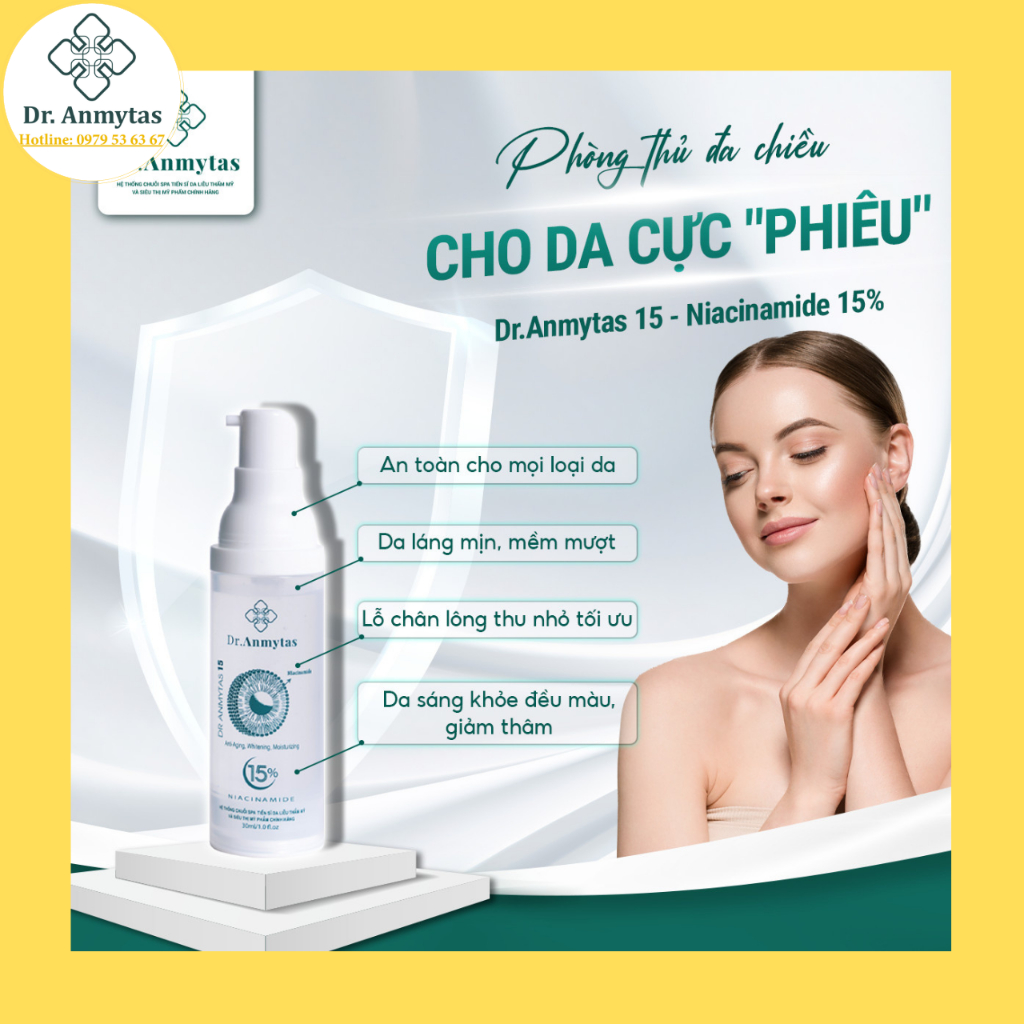 Serum Niacinamide 15% Dr Anmytas