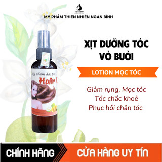 Tinh dầu bưởi kích mọc tóc hỗ trợ đẩy tóc mọc nhanh dài, dưỡng tóc mềm mượt, phục hồi tóc hư tổn, giảm khô xơ
