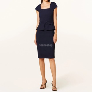 Đầm t3d square neck midi bodycon