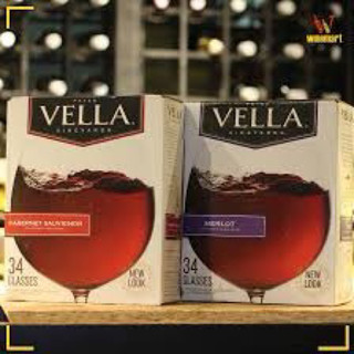 Vang Peter Vella Merlot, carbinet, deliciuos red, bundry 5L