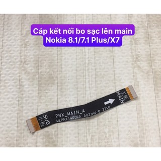 Cáp kết nối bo sạc lên main  Nokia 8.1/Nokia 7/1 Plus/Nokia X7 (Zin tháo máy)