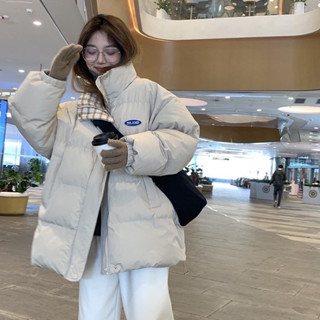 Áo phao nam nữ màu trắng đen xanh mix kẻ dài tay hot trend loại 1 3 lớp siêu nhẹ siêu dày dặn ấm áp