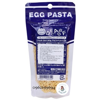 Nui trứng Egg Pasta nhiều hình (hình chữ cái abc) 90g