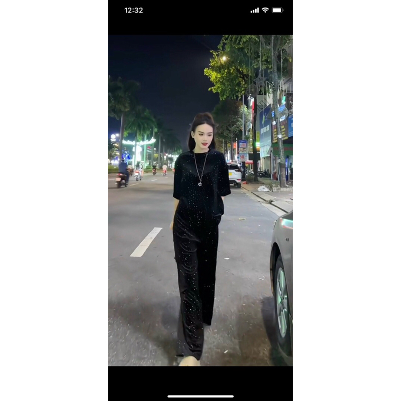 SET DÀI NHUNG BLING BLING