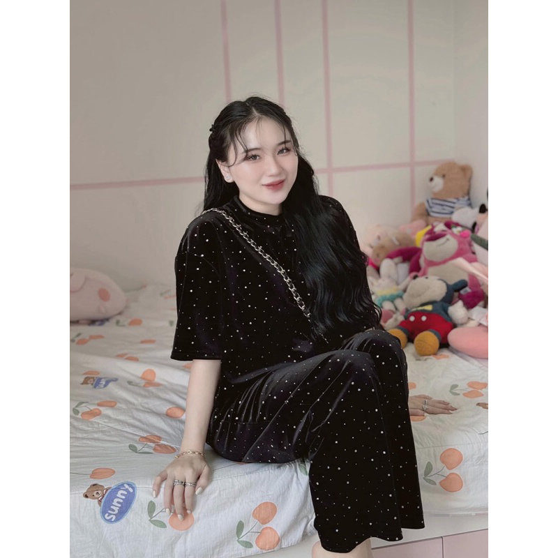 SET DÀI NHUNG BLING BLING