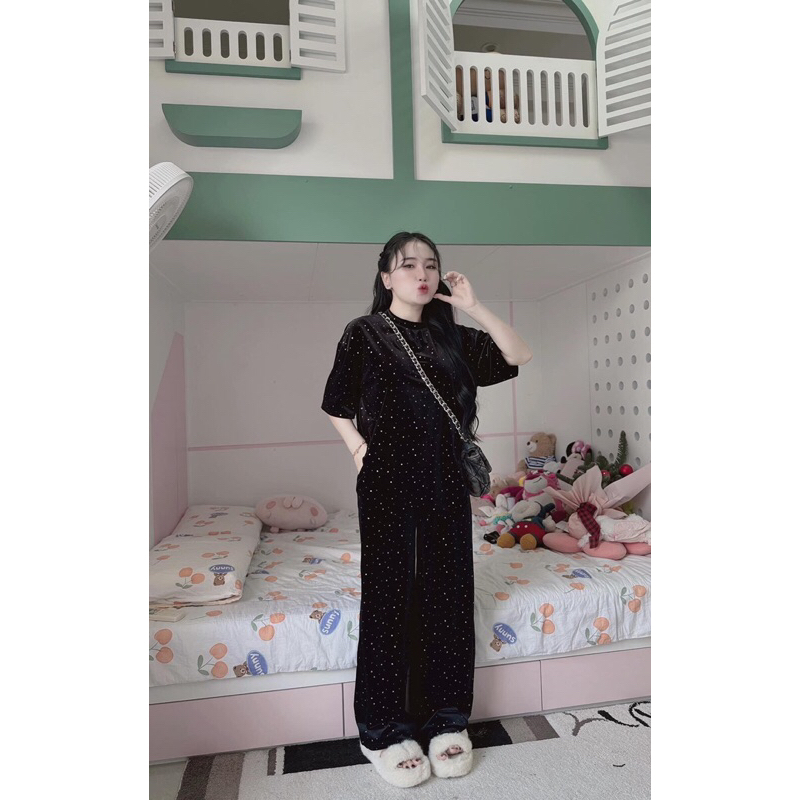 SET DÀI NHUNG BLING BLING