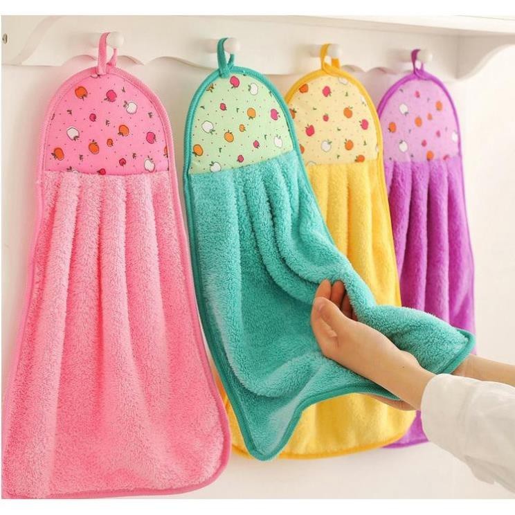 Khăn Lau Tay, Lau Bát Chén Đĩa Nhà Bếp Dày Dặn Đa Năng - Sợi Cotton Siêu Thấm Hút Nước 2 Mặt