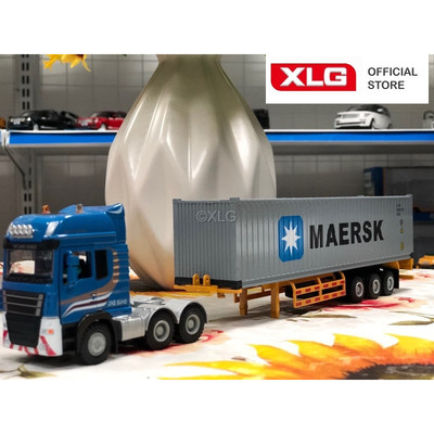 Mô hình xe đầu kéo container express 1:50 bằng hợp kim cao cấp