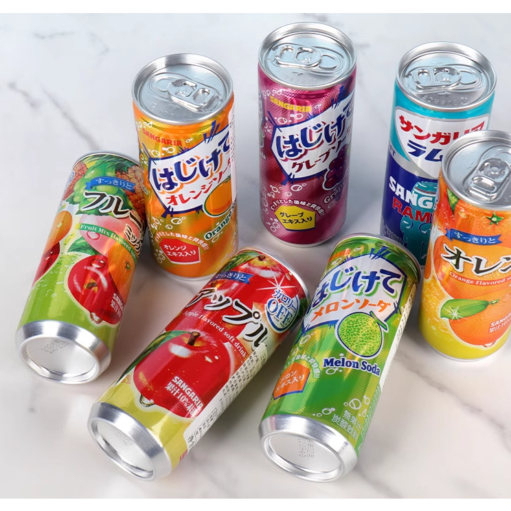 Nước giải khát soda Sangaria Hokkatte 3 vị Nhật Bản 250g