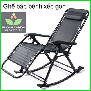 Ghế xếp bập bênh J322 ngồi đọc sách, thư giãn - ghế bập bênh ngồi ban công gấp gọn - ghế thư giãn xếp gọn