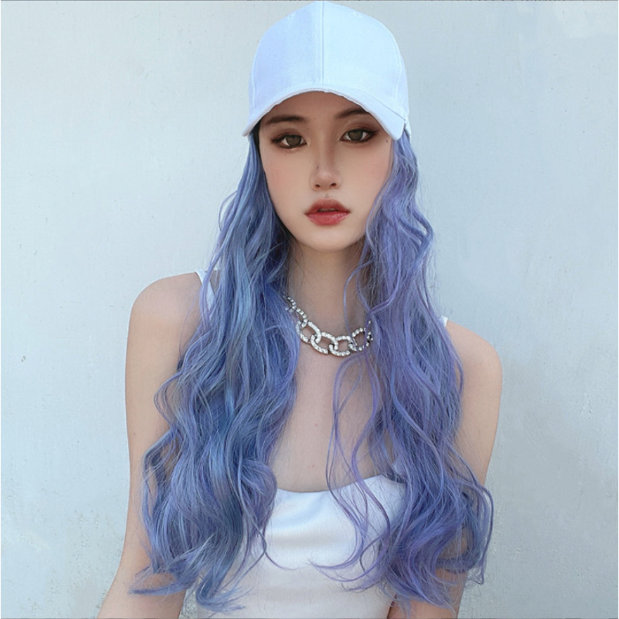 Nón mũ tóc giả nguyên đầu thời trang