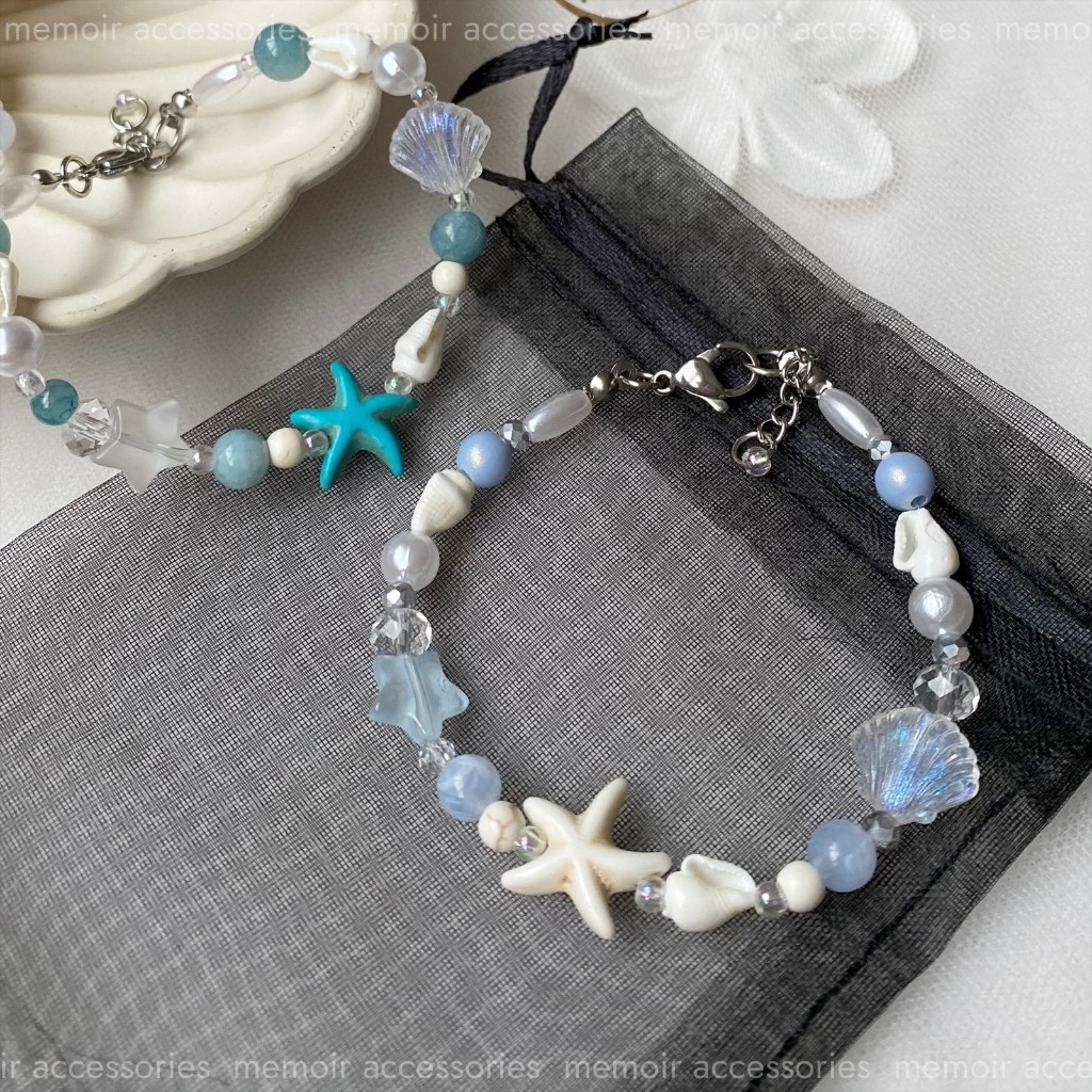 Starfish / Vòng tay sao biển xanh mát