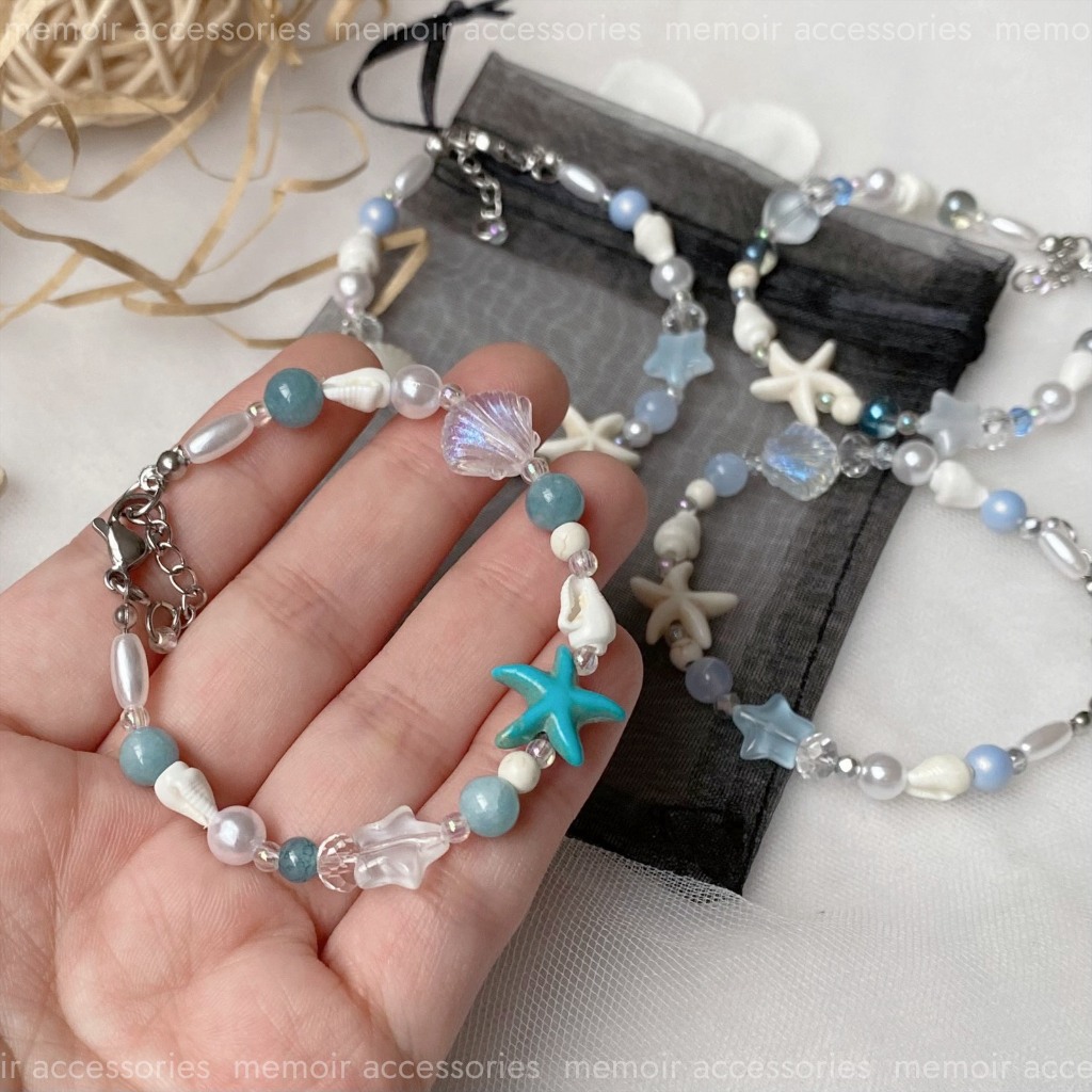 Starfish / Vòng tay sao biển xanh mát