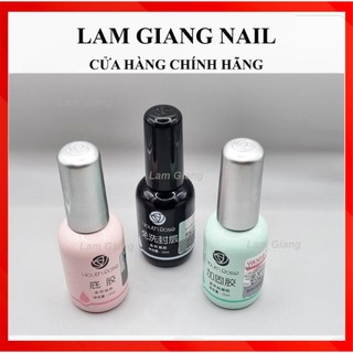 [ Sơn chính hãng ]Sơn gel liên kết , sơn gel phủ bóng hoa hồng chai 15ml Lam Giang Shop