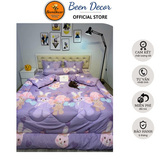 [CHĂN PHAO] Bộ Chăn Phao Ga Và Vỏ Gối poly cotton 5 Món [Loại Đẹp] [ Chăn phao + Bộ Ga gối nằm + Vỏ gối ôm ]