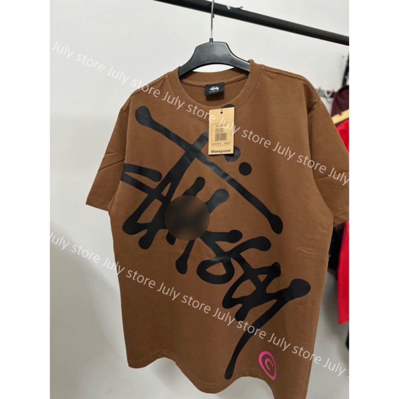 Áo Thun Stu.ss.y Big Logo Unisex Thun 100% Cotton 2 chiều co dãn - Hàng Full bọc tem tag