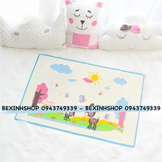 Tấm lót cao su non Kareal / Cuddles ( thảm nước / chiếu mát ) chống thấm tốt cho bé size 90 x 60 cm