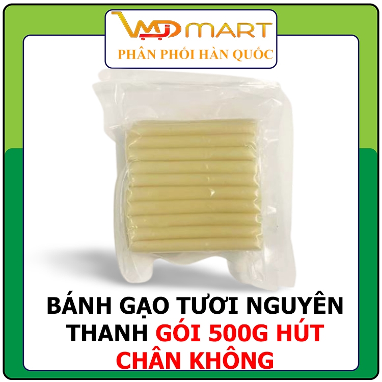 Bánh gạo Hàn Quốc tokbokki 500g nguyên thanh gồm 24 thanh