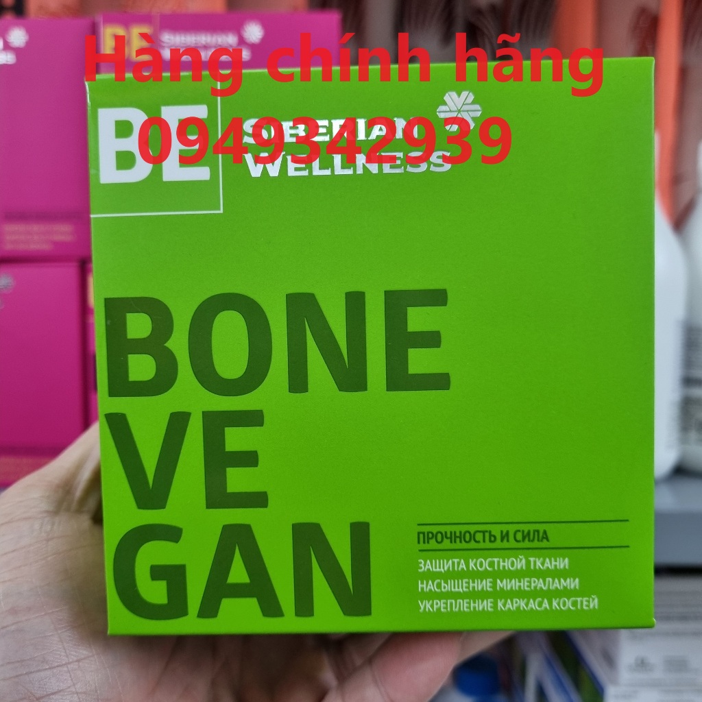 3D Bone Vegan Cube Siberian bổ sung canxi hữu cơ cải thiện xương khớp