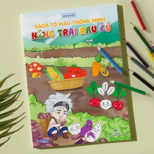 Bộ tập vẽ tô màu Younik màu thông minh Học Viện Alpha  - Song Ngữ Việt-Anh