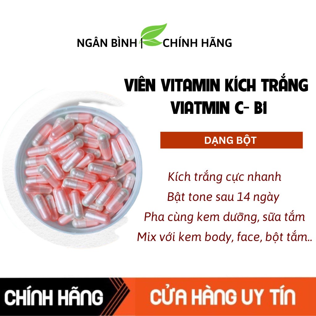 Viên vitamin cấy trắng kích trắng, tăng cường dưỡng da