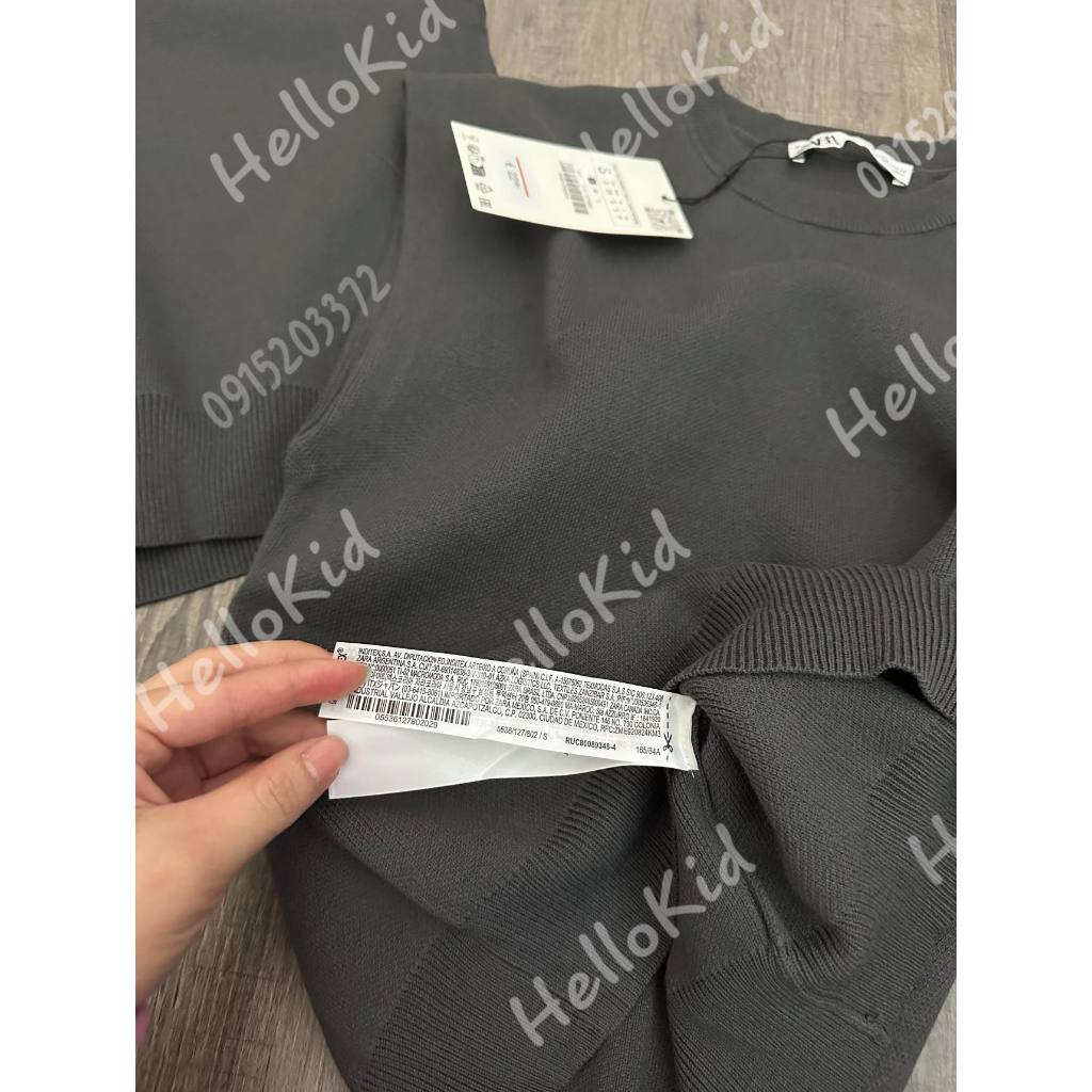 Áo gile ZzR xám hot trend nữ