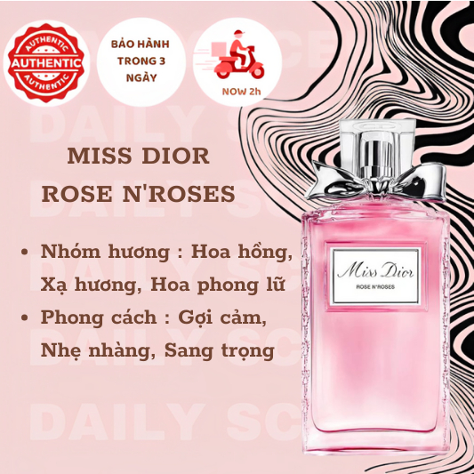 Nước hoa miss Dior rose n’roses for women-5ml/10ml/20ml