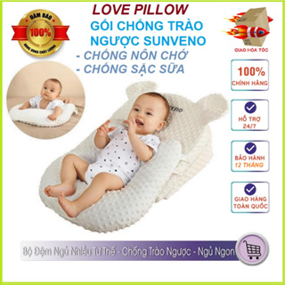 GỐI CHỐNG TRÀO NGƯỢC,CHỐNG NÔN CHỚ,CHỐNG SẶC SỮA CHO BÉ. CHÍNH HÃNG SUNVENO