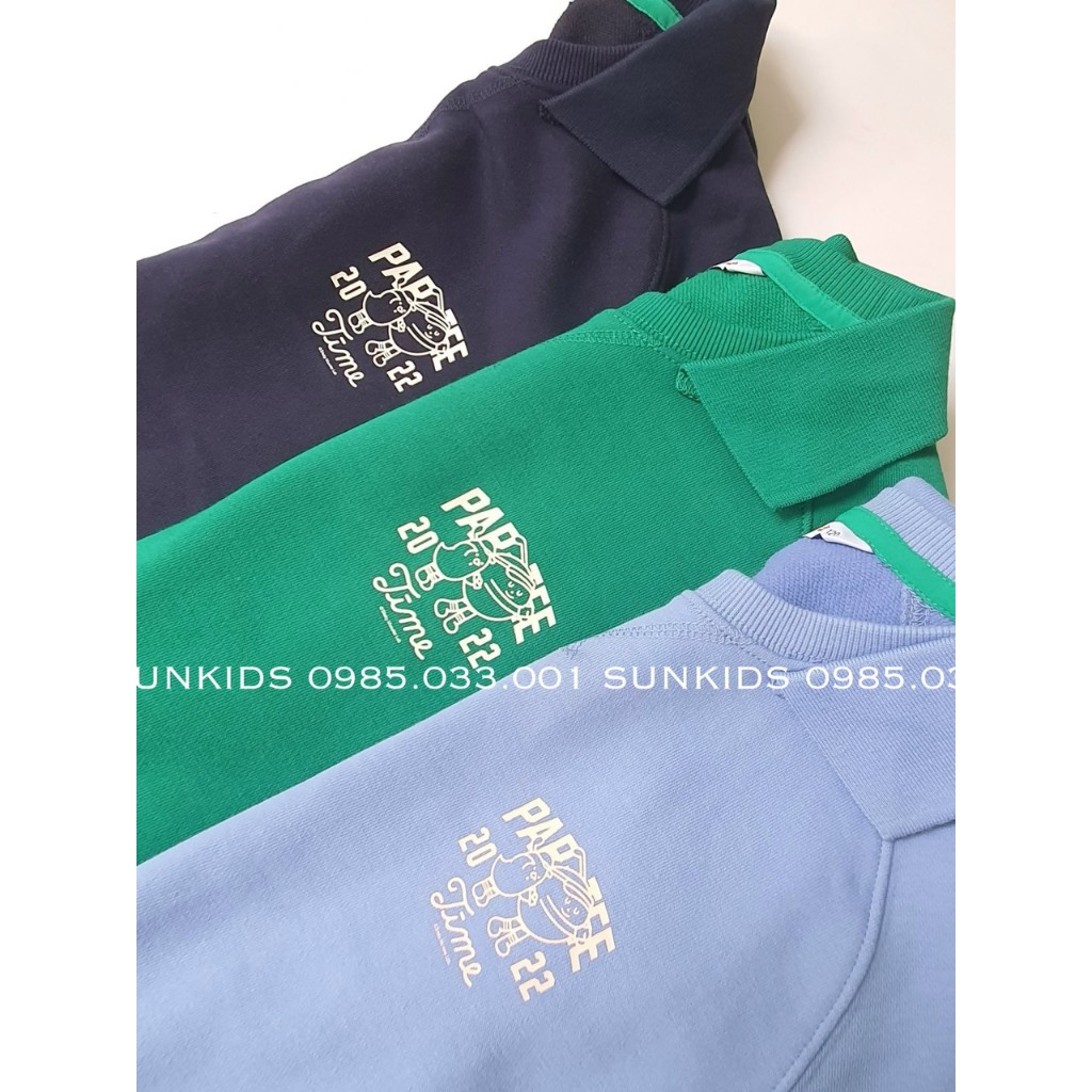 Áo nỉ cổ Polo Ne.pa bé trai