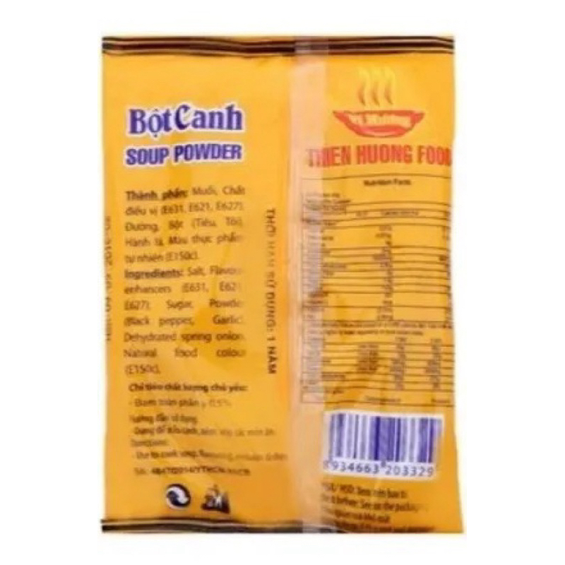 Combo 5 gói bột canh thiên hương 180g