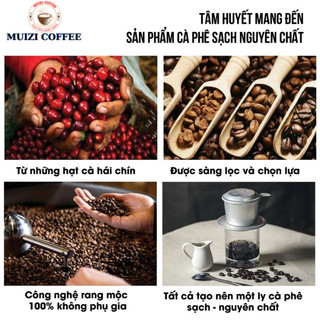 Cà phê hạt nguyên chất, Rang Bơ .ROBUSTA 100% ( 1KG /2 BỊCH )