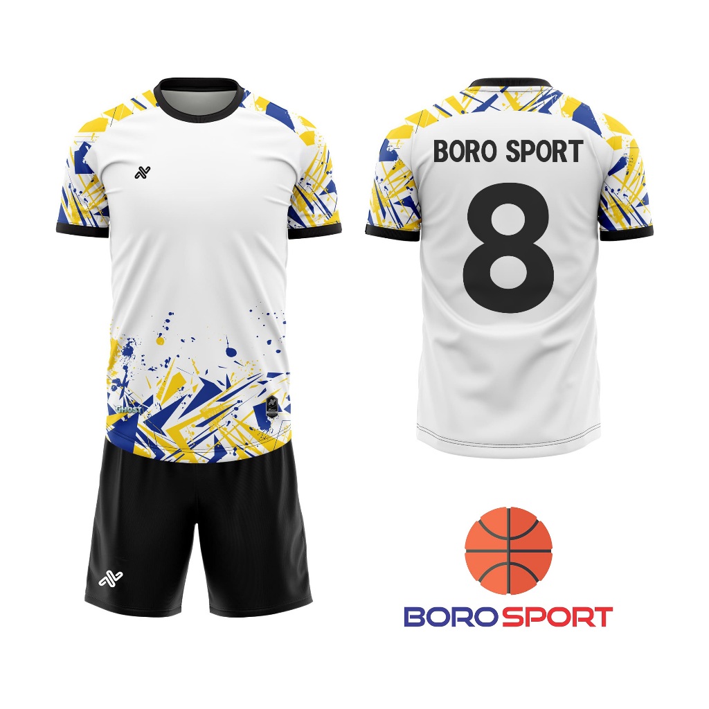 Decal  In tên và số cho bộ quần áo bóng đá chất lượng cao bền đẹp Boro Sport