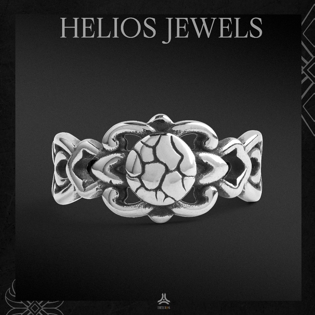 Nhẫn thời trang nam nữ Helios Black Heart Ring