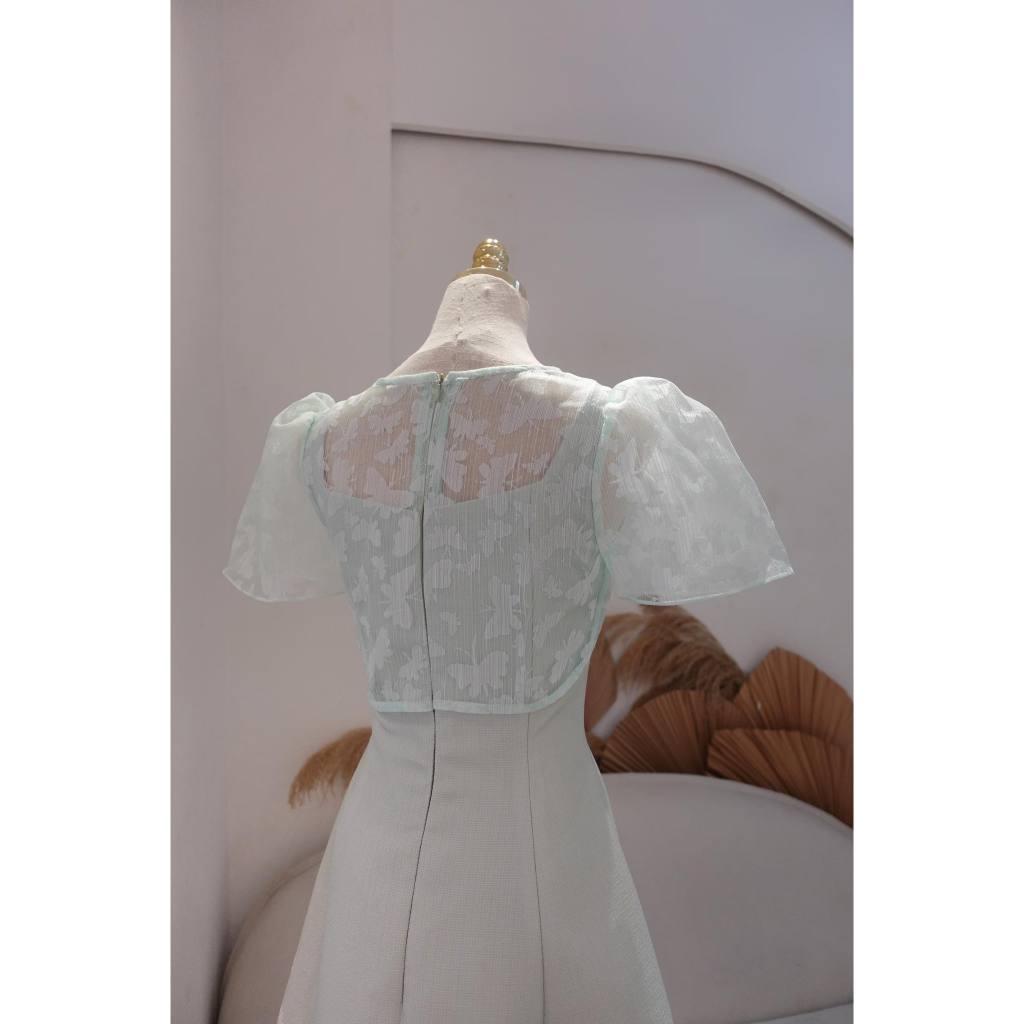 TIELA Đầm váy hoa phối khoác ren - Holly Dress