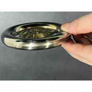 Vòng mẹc mai vàng trang trí phi 100 - phi 120 (Vòng inox trang trí cổng, ban công, hàng rào)