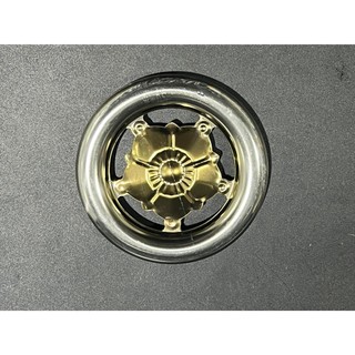 Vòng mẹc mai vàng trang trí phi 100 - phi 120 (Vòng inox trang trí cổng, ban công, hàng rào)